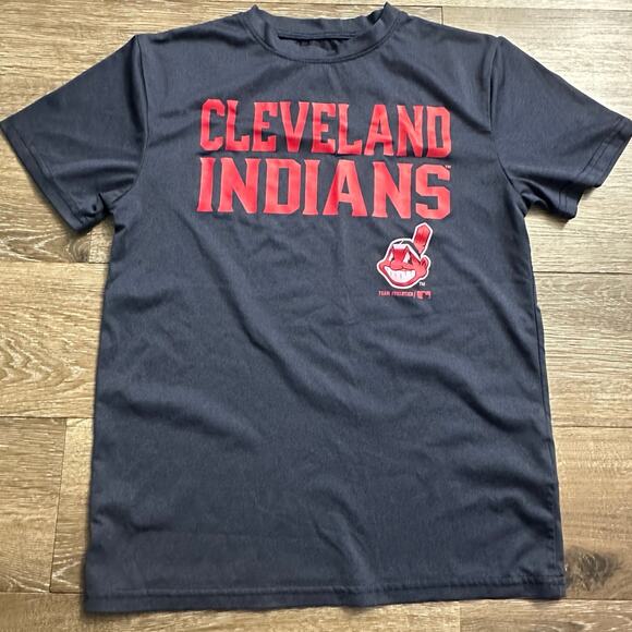 Genuine Merchandise by Team Athletics Cleveland Indians Large 10/12 boys - Picture 1 of 4